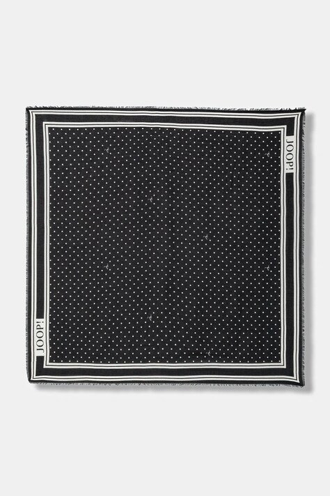 Joop! chusta damska kolor czarny wzorzysta 30100487