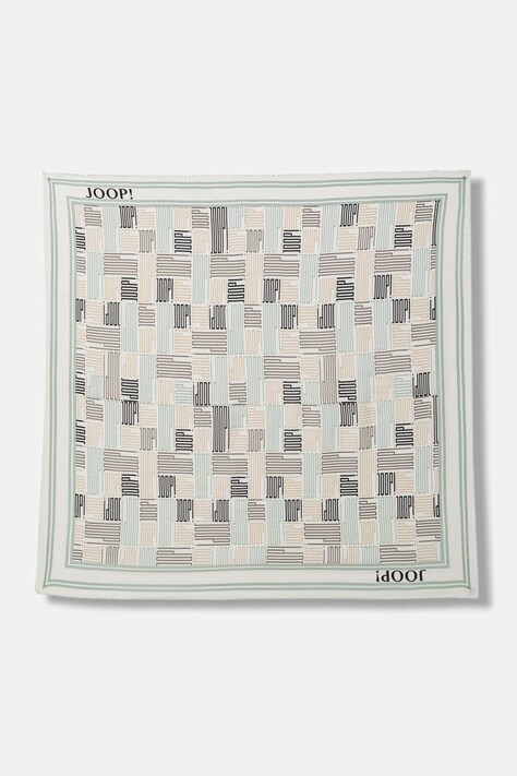 Joop! chusta damska kolor beżowy wzorzysta 30100554