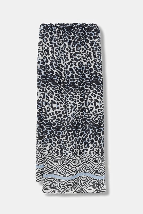 Morgan szal damski kolor granatowy wzorzysty 5PLICI