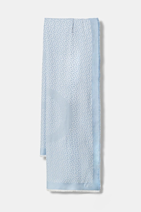 Liu Jo szal damska kolor niebieski wzorzysta 2A6001 T0300