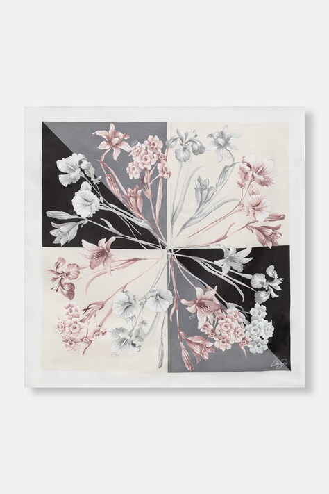 Liu Jo apaszka damska kolor czarny wzorzysta 2A6045 T2745