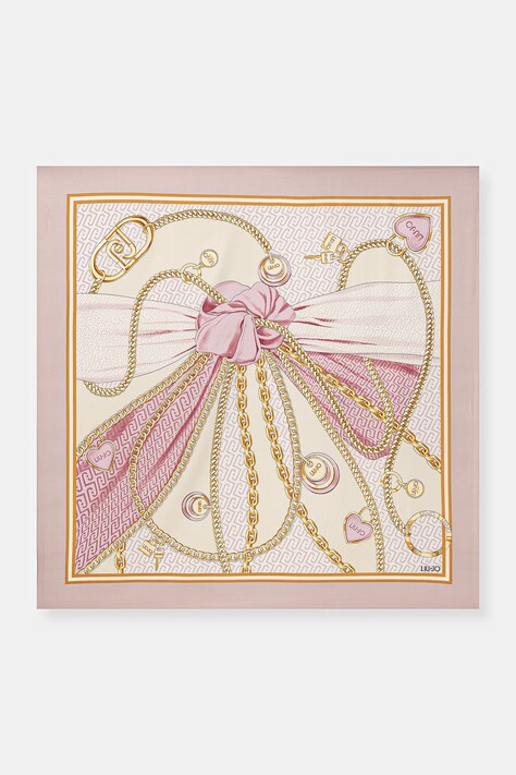 Liu Jo chusta damska różowa 2A6048 T2745