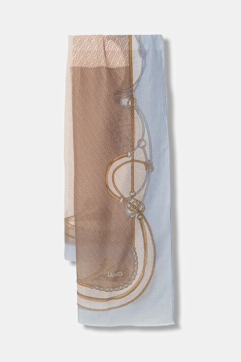 Liu Jo szal damska kolor niebieski wzorzysta 2A6052 T2745