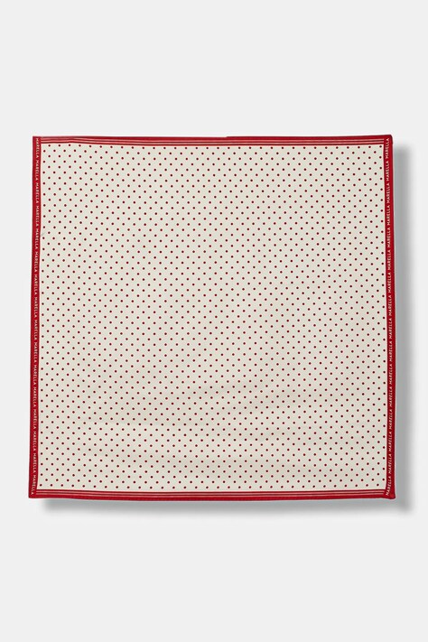 Marella apaszka jedwabna MLAATTINIA damska kolor beżowy wzorzysta 2613541026200