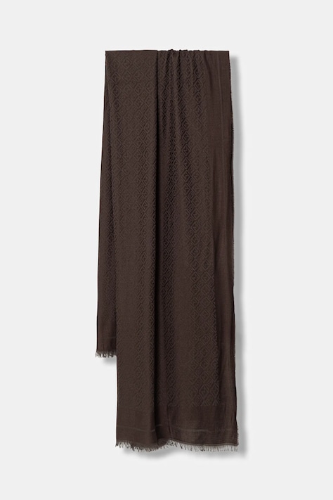 Marella szal MLAPAPILLA damski kolor brązowy wzorzysty 2613541096200