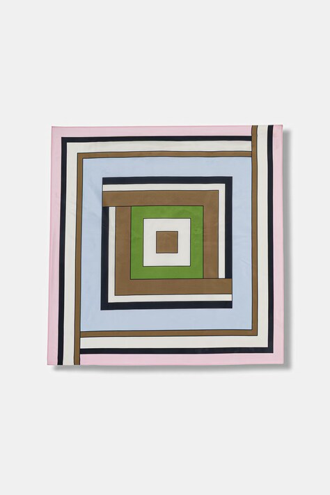 Marella apaszka jedwabna Emme by Marella damska kolor różowy wzorzysta 2615541041200