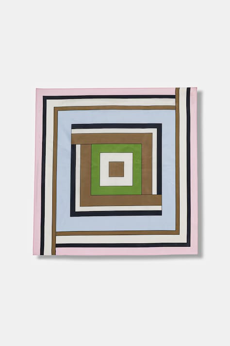 Marella apaszka jedwabna Emme by Marella damska kolor różowy wzorzysta 2615541041200