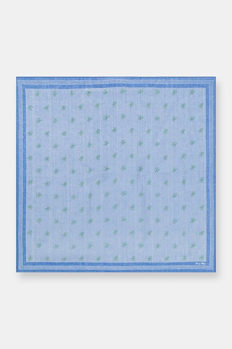 Tommy Hilfiger Ruta ženska lanena SUMMER modra AW0AW18346