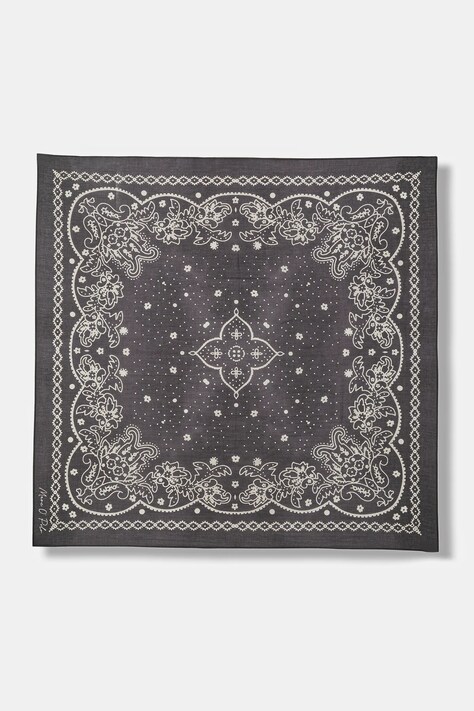 Marc O'Polo chusta bawełniana damska kolor granatowy 5000013243