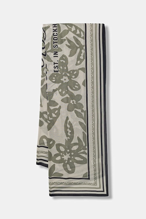 Marc O'Polo šál dámsky z modalu zelený 5000013246