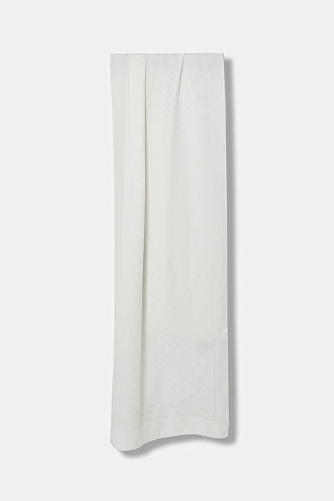 Moschino szal jedwabny damski kolor biały gładki M2920 30556