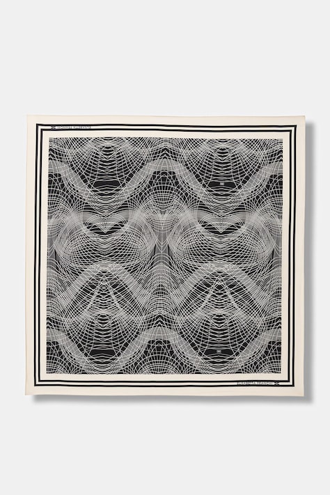 Elisabetta Franchi apaszka damska jedwabna brązowa FO17F62E2