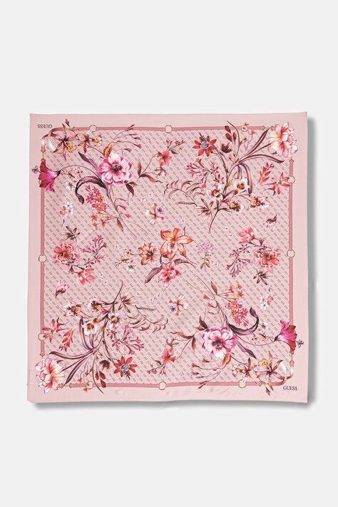 Guess chusta damska kolor różowy wzorzysta AW5479 SIL90