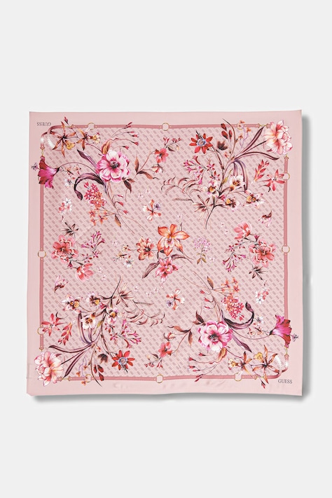 Guess chusta damska kolor różowy wzorzysta AW5479 SIL90