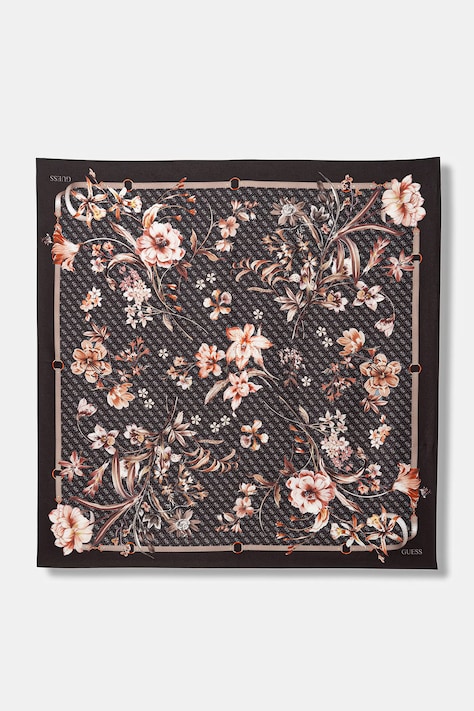 Guess chusta damska kolor czarny wzorzysta AW5479 SIL90