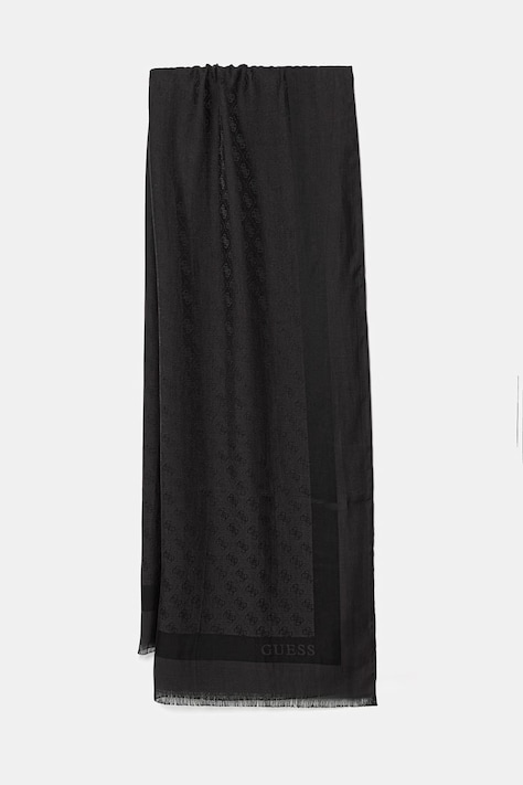 Guess szal LEONA damski kolor czarny AW5483 POL03