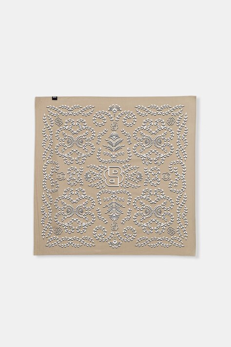 BOSS šatka dámska hodvábna Vincency B béžová 50555864