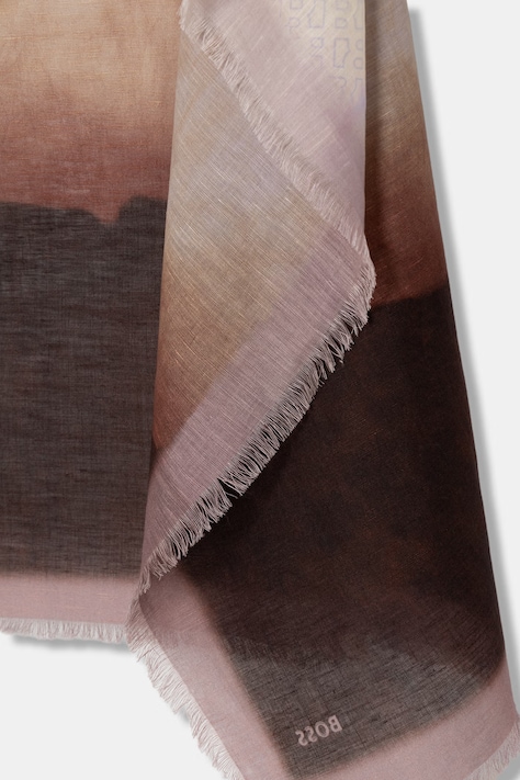 BOSS платок для женщин с добавлением льна Jinnah мультиколор 50562041