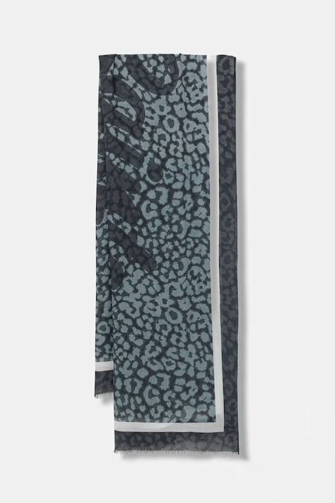 AllSaints szal damski z modalu szary 29W065XE