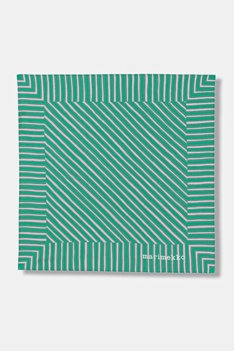 Marimekko apaszka damska bawełniana turkusowa 095586