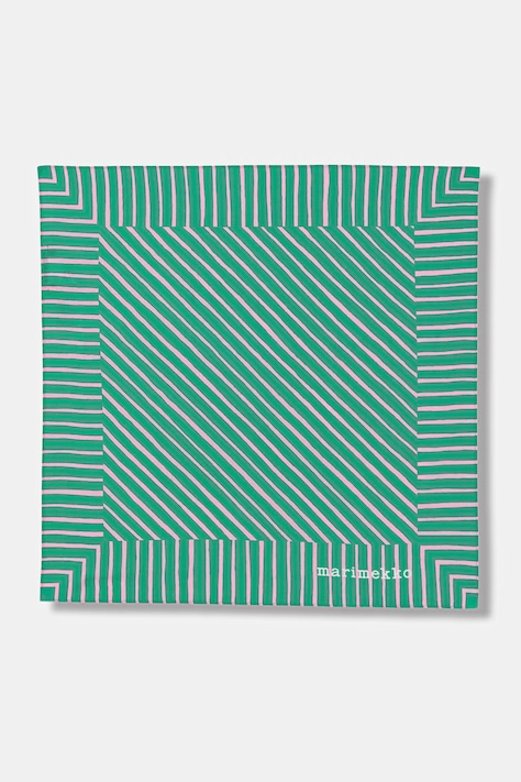 Marimekko apaszka damska bawełniana turkusowa 095586