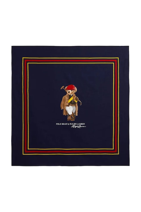 Polo Ralph Lauren chusta męska bawełniana granatowa 449P11846