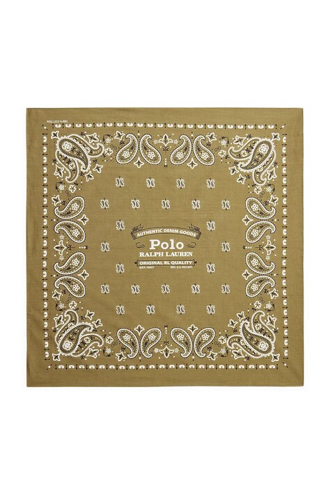 Polo Ralph Lauren COTTON-CLASSIC BANDANA batic bărbătesc de bumbac maro 449959470011