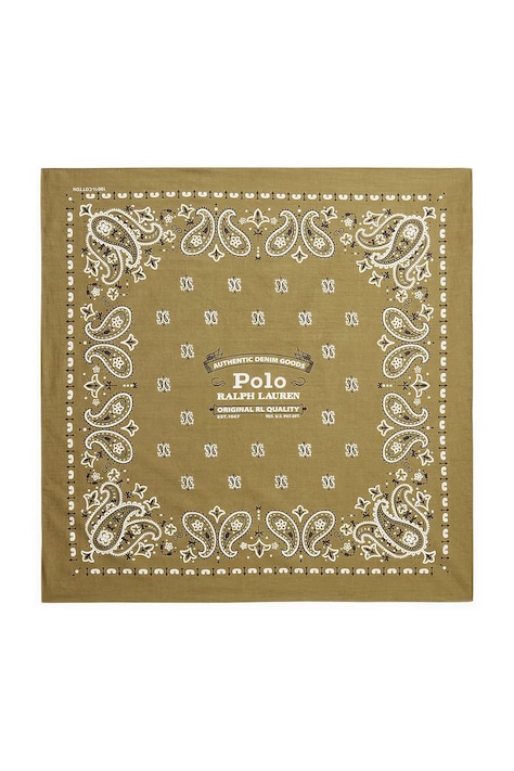 Polo Ralph Lauren COTTON-CLASSIC BANDANA batic bărbătesc de bumbac maro 449959470011