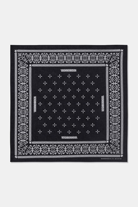 Neighborhood bandana bavlněná pánská černá 261BXNH.AC01