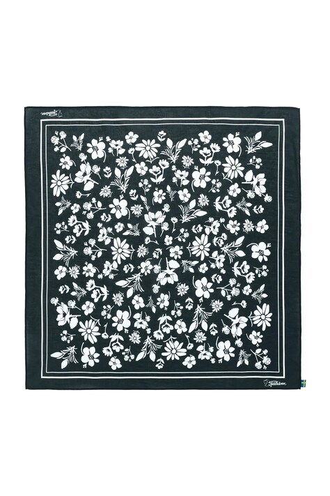 Fjallraven bandana damska bawełniana Fjällblomster granatowa F13100236