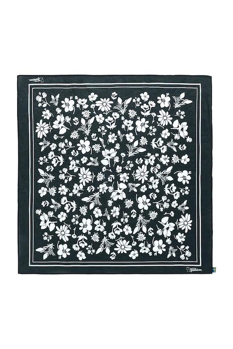Fjallraven bandana damska bawełniana Fjällblomster granatowa F13100236