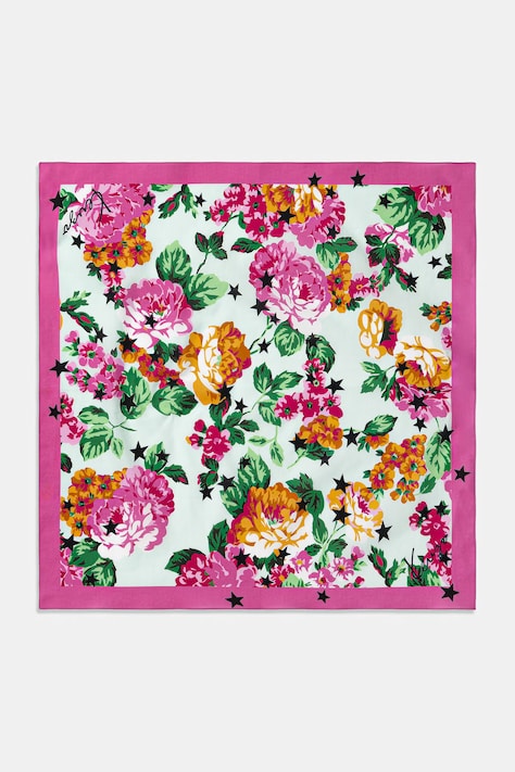 Kenzo Bandana apaszka bawełniana niebieska FG58EU230PEC