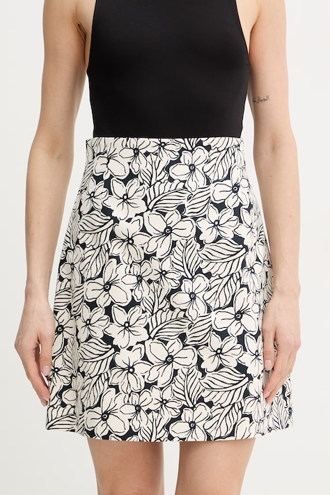 Weekend Max Mara spódnica FUNGO kolor biały mini prosta 2615101052600