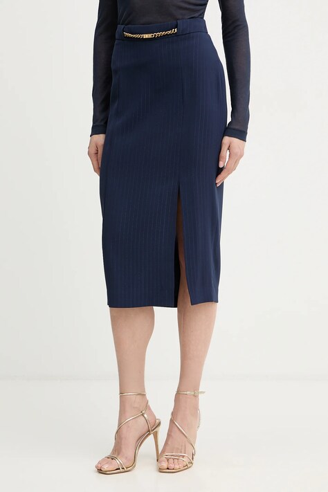 Marciano by Guess spódnica NICLA kolor granatowy midi ołówkowa 6RGD09 7438A
