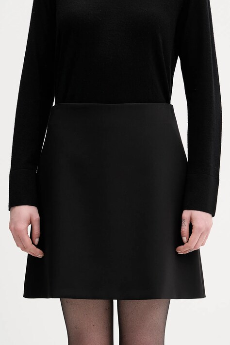 HUGO spódnica Romesa-2 kolor czarny mini prosta 50554448