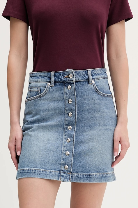 Džínová sukně HUGO Gilvie mini, 50553182