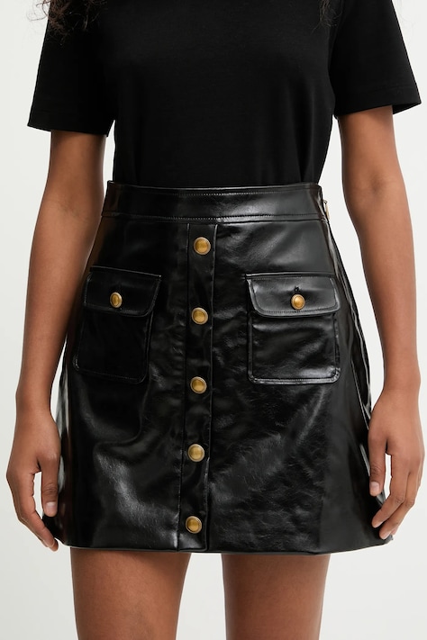 Guess spódnica BLANDINE kolor czarny mini rozkloszowana W6RD53 WJ620