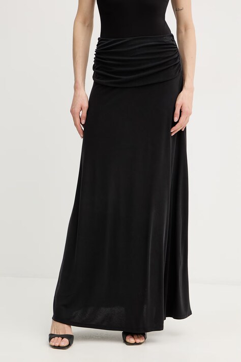 Guess spódnica MILENA kolor czarny maxi rozkloszowana W6RD58 KAQL2