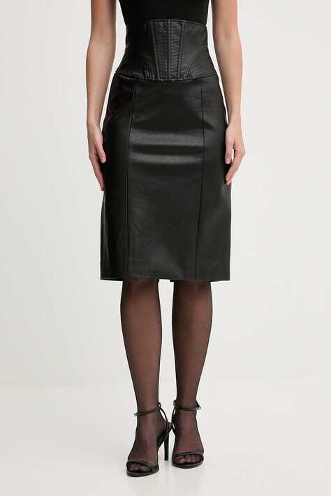 Bardot spódnica kolor czarny midi ołówkowa 60225SB