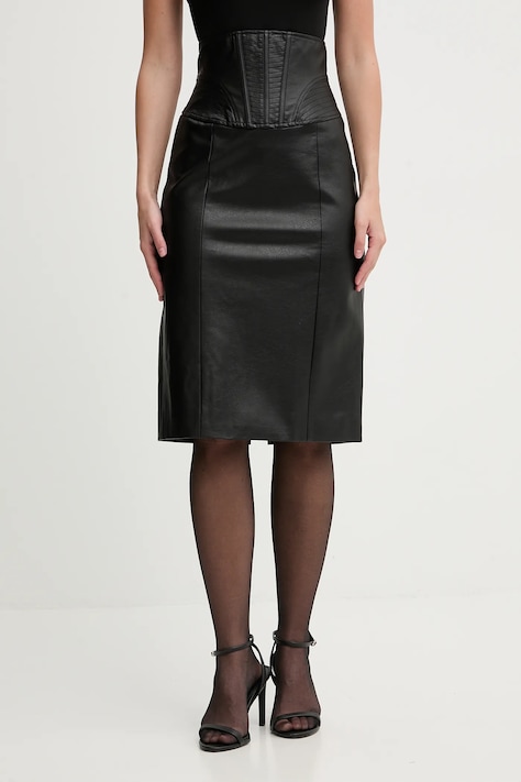 Bardot spódnica kolor czarny midi ołówkowa 60225SB