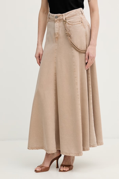 Pinko spódnica jeansowa beżowa 104647 A33R