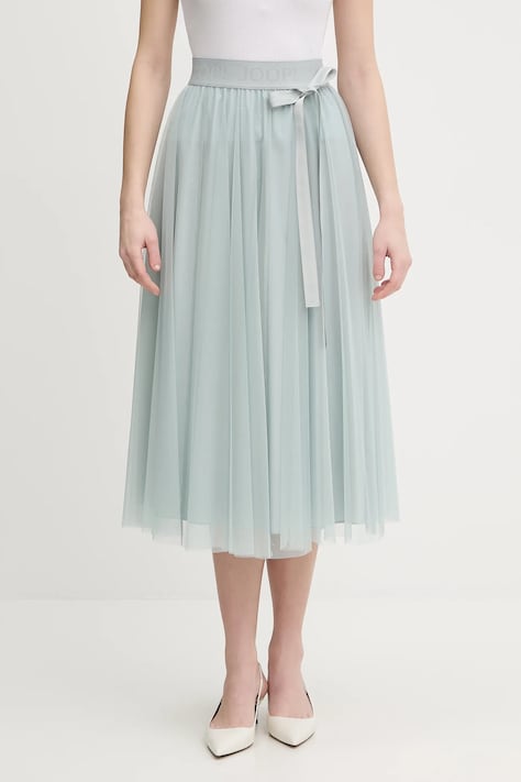 Joop! fustă culoarea turcoaz, midi, evazați, 30100212