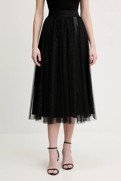 Joop! spódnica kolor czarny midi rozkloszowana 30100212