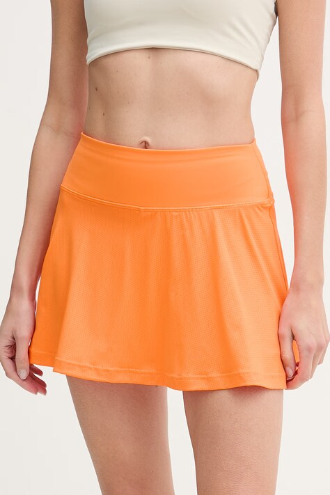 adidas Performance spódnica sportowa kolor pomarańczowy mini rozkloszowana KC5507