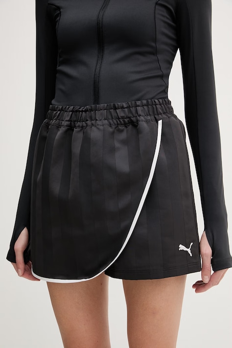 Puma Future Puma Archive Пола-панталон дамска черна с висока талия 634594