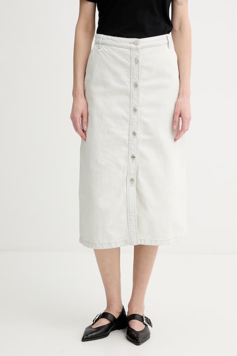 A.P.C. spódnica jeansowa niebieska COHNJ.F06506