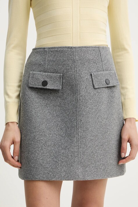 Morgan spódnica kolor szary mini prosta JALMON