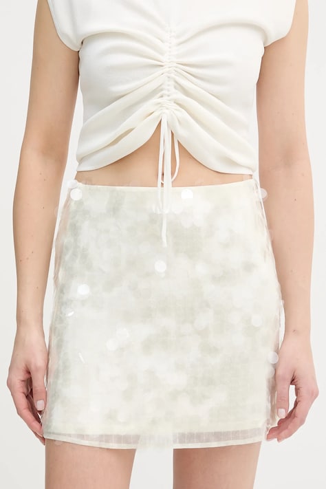 Marella spódnica PEPLI kolor beżowy mini prosta 2613771011200