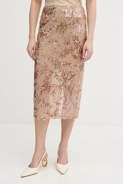 Marella spódnica ARCA kolor beżowy midi ołówkowa 2613771014200