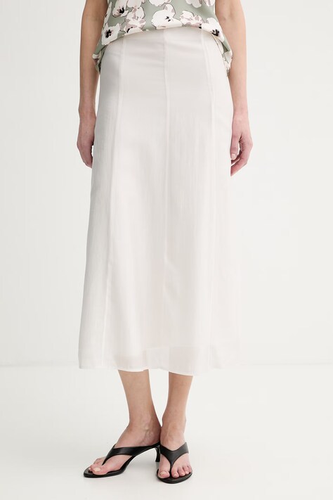 Calvin Klein suknja s lyocellom bež LV044F607G